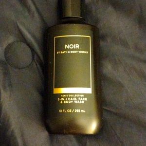 Noir men's shampoo and conditioner and face wash all in one